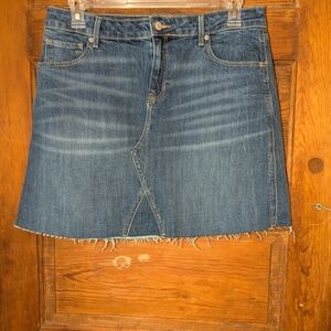 Old Navy Blue A-Line Mini Skirt Casual